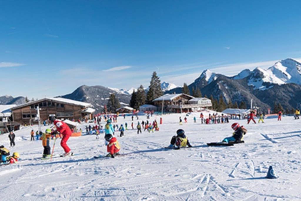 L'Enchalpe, Grand Et Lumineux Studio Avec Coin Montagne 5 Personnes, 60M Des Pistes, Piscine Couverte, Wifi, Grand Balcon Expo Est, Draps Non Compris Saint-Jean-d'Aulps Bagian luar foto
