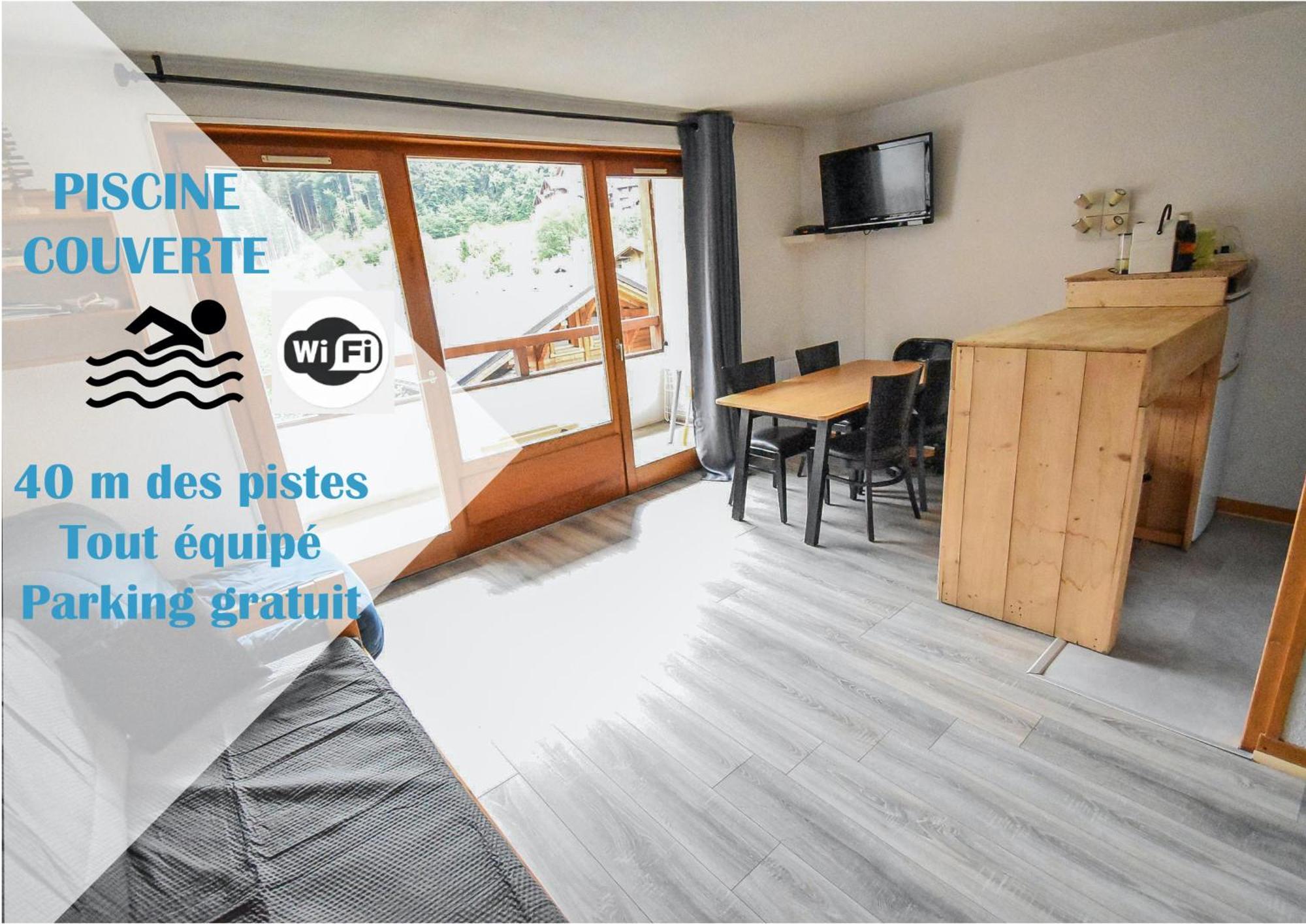 L'Enchalpe, Grand Et Lumineux Studio Avec Coin Montagne 5 Personnes, 60M Des Pistes, Piscine Couverte, Wifi, Grand Balcon Expo Est, Draps Non Compris Saint-Jean-d'Aulps Bagian luar foto